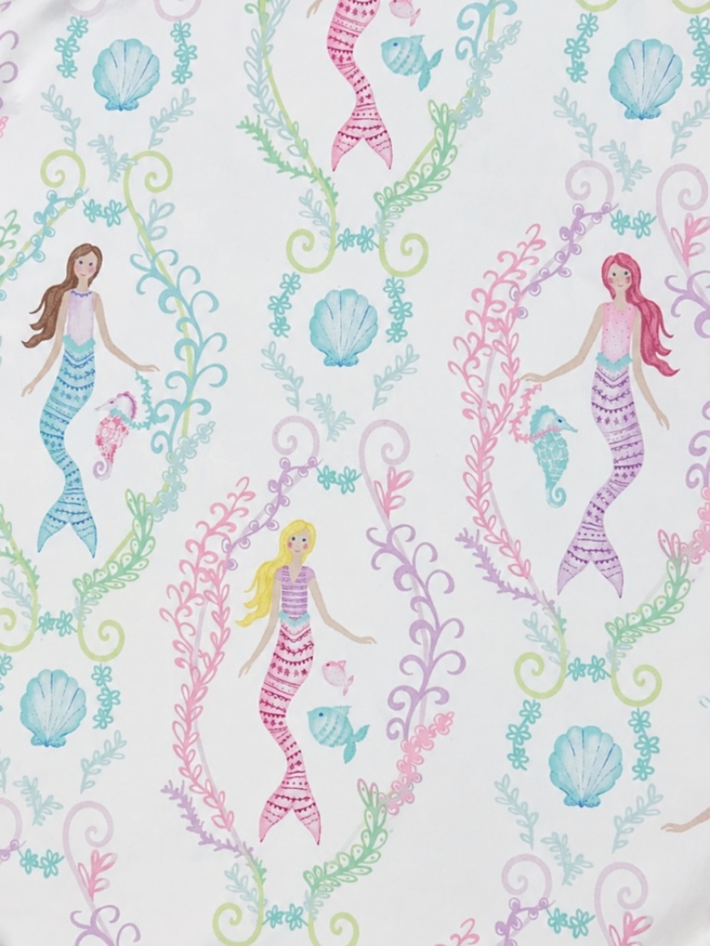 Pottery Barn Kids Mermaids 100% Cotton TWIN